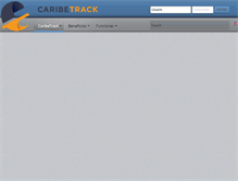 Tablet Screenshot of caribetrack.com